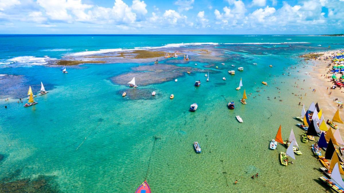 Flat Mar & Sol - Para 6 Pessoas Apartment Porto de Galinhas Luaran gambar